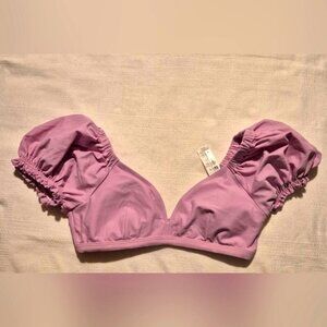 Cupshe women's size Medium purple swim top, EUC